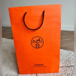Hermes long shopping bag.